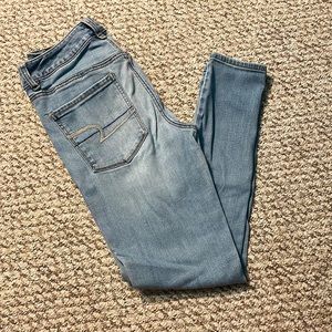 american eagles jeans super stretch